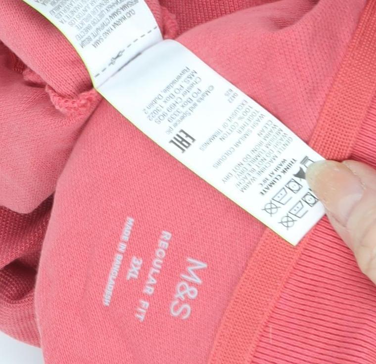 Marks and Spencer Men's Red 3XL Polo Shirt