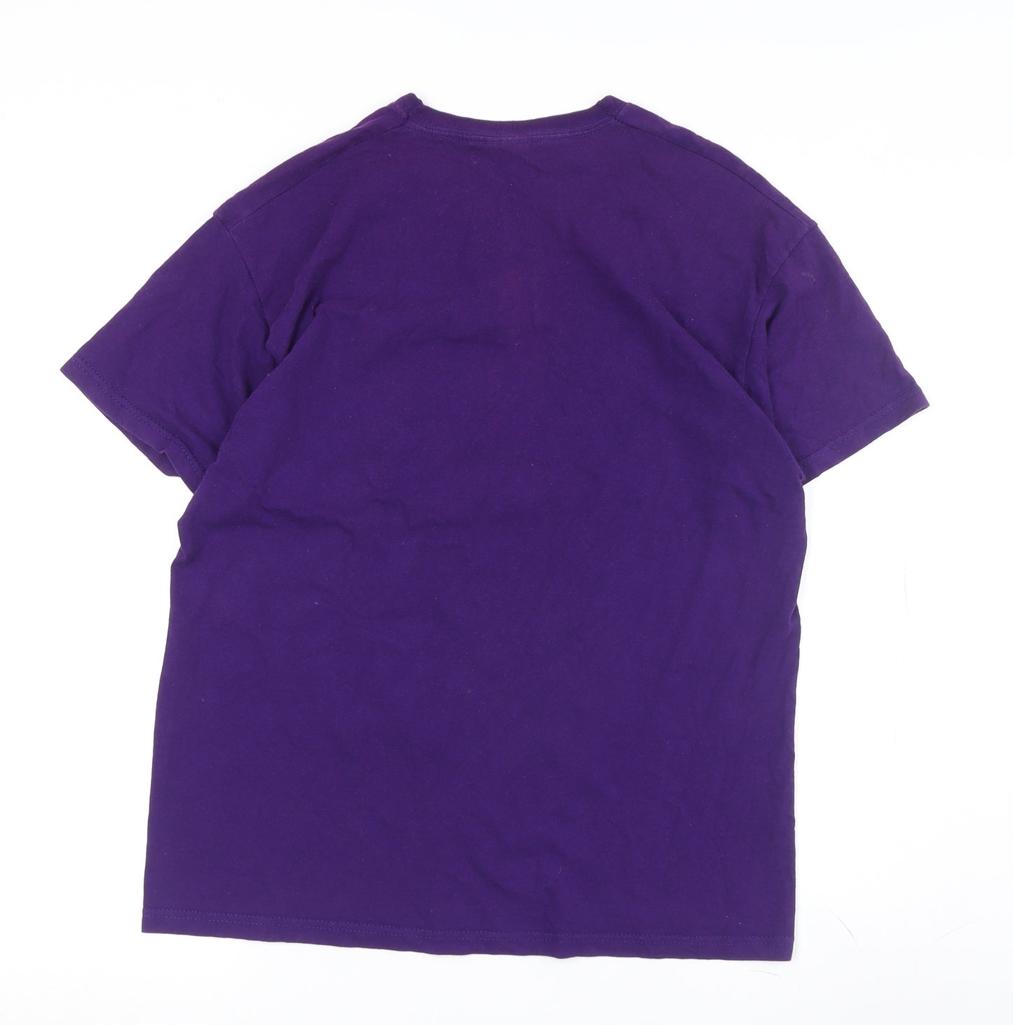 Fruit of the Loom Purple Unisex T-Shirt, Medium