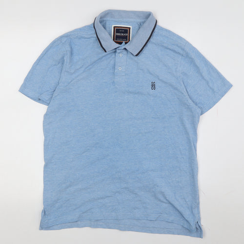 SoulCal & Co Men's Blue M Polo Shirt