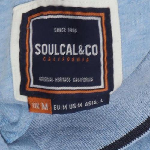 SoulCal & Co Men's Blue M Polo Shirt