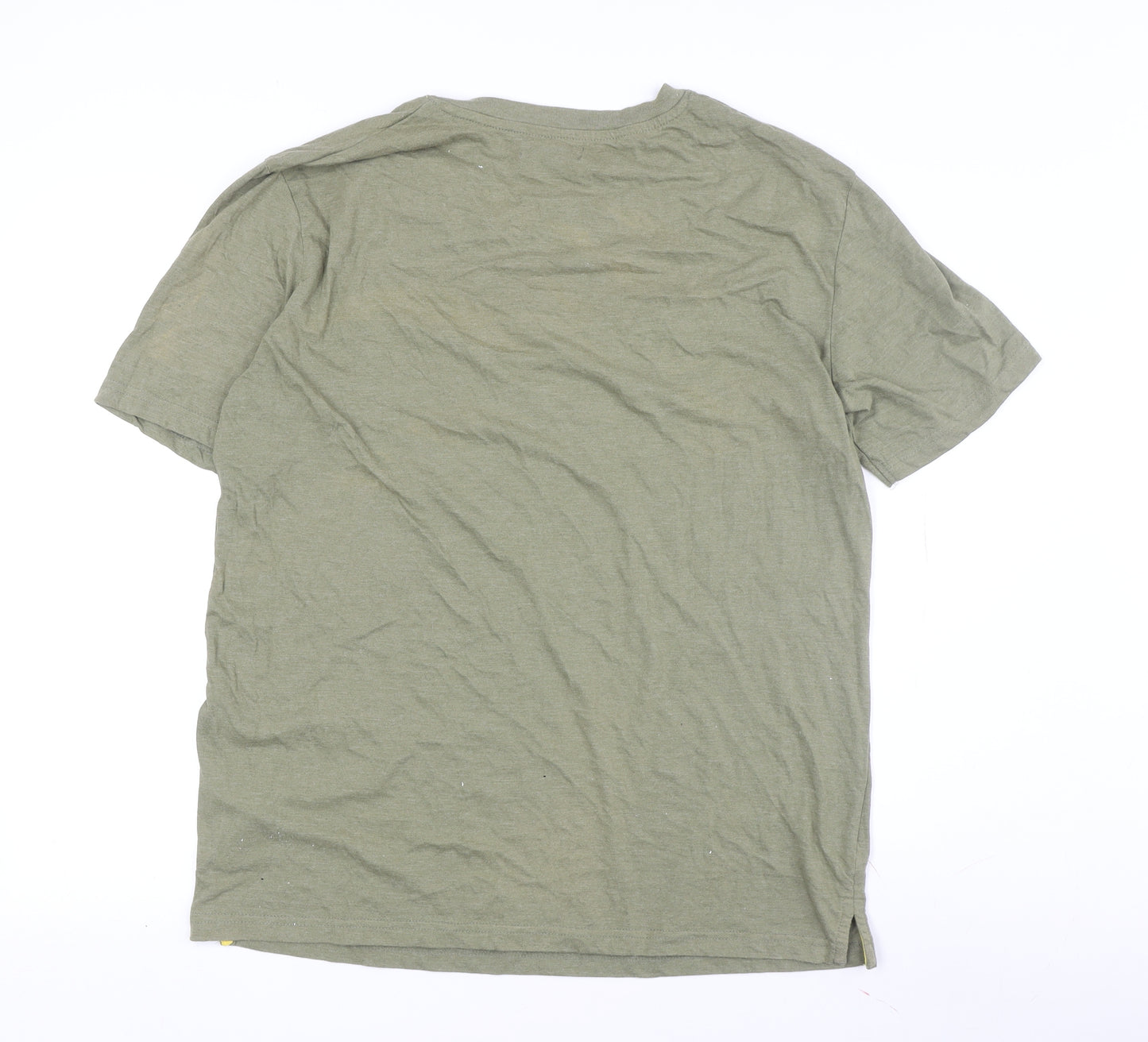 atlasformen Green Men's Henley T-Shirt L - Casual Style