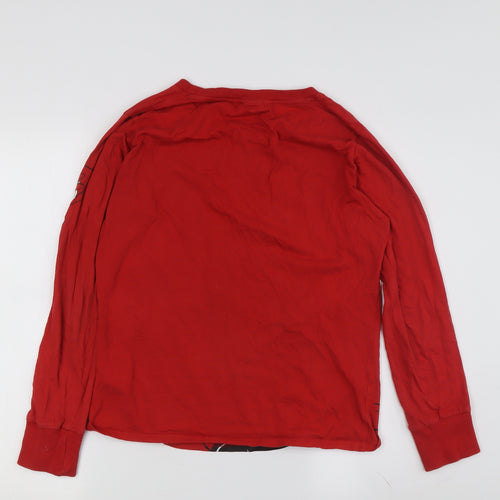 Disney Women’s Red Minnie Mouse Long Sleeve T-Shirt, Size S
