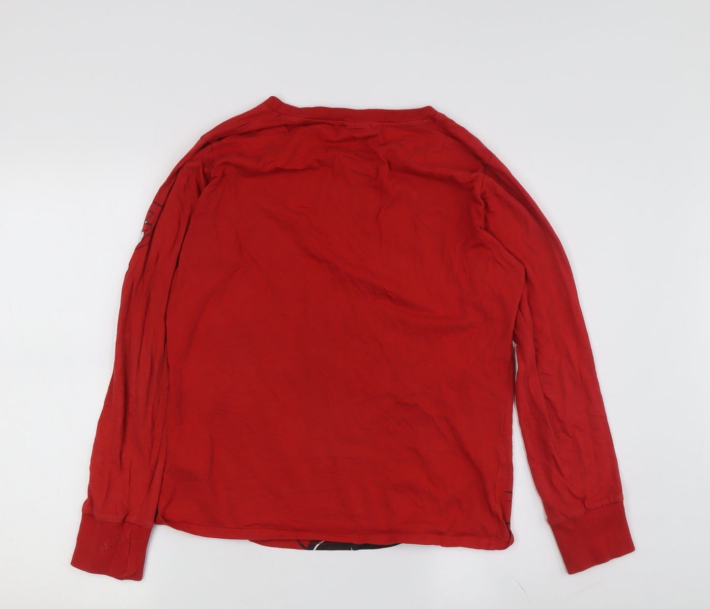 Disney Women’s Red Minnie Mouse Long Sleeve T-Shirt, Size S