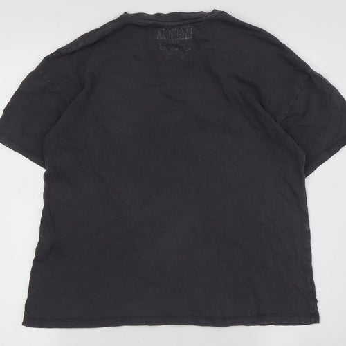 Marvel Black Unisex T-Shirt XS Comic Casual