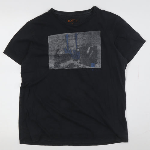 Ben Sherman Black T-shirt size Medium.