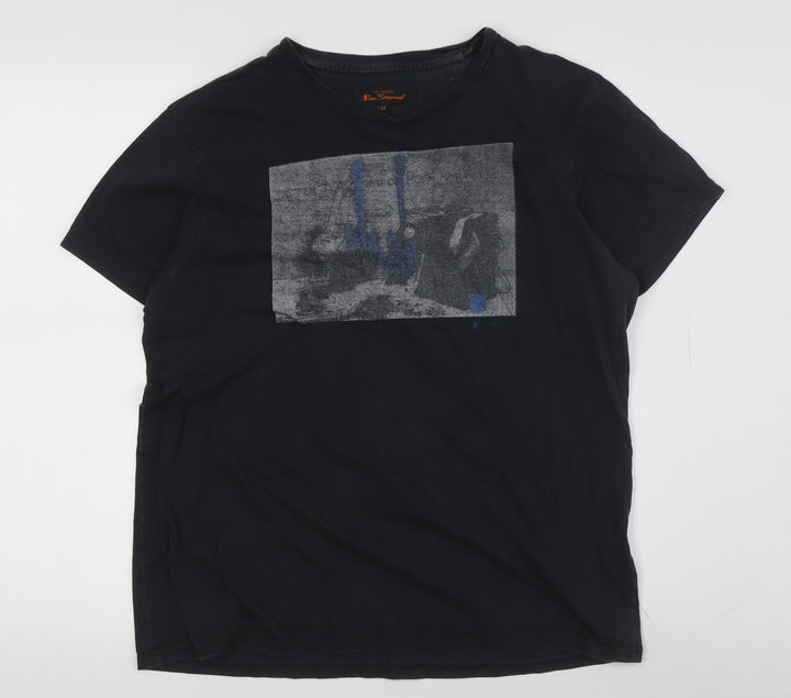Ben Sherman Black T-shirt size Medium.
