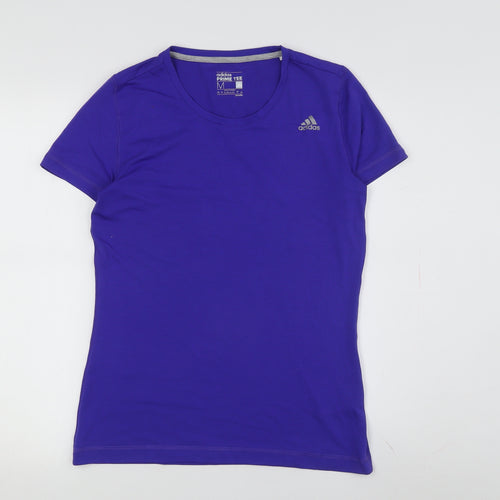 Adidas Unisex Blue M Basic T-Shirt - Casual Jersey
