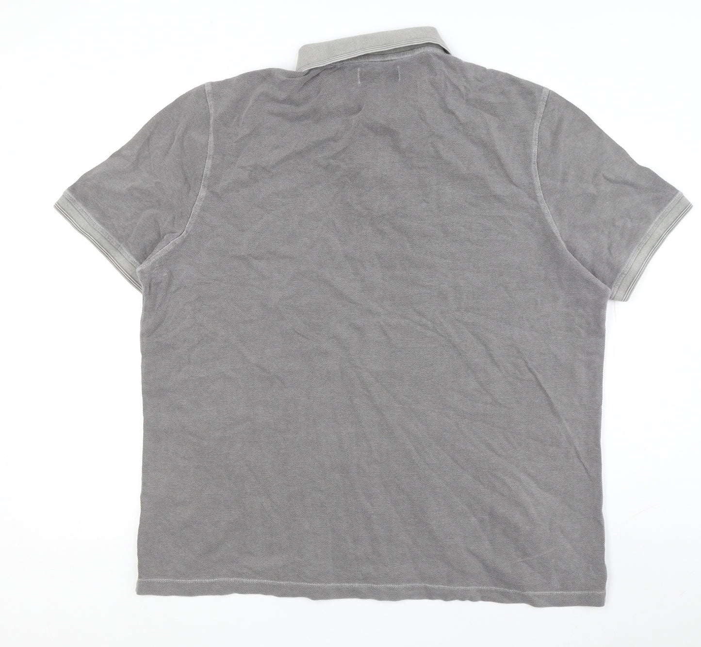 Marks and Spencer Men's Grey XL Polo Shirt