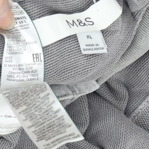 Marks and Spencer Men's Grey XL Polo Shirt