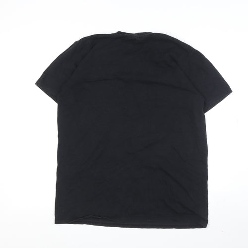 Beverly Hills Black Unisex T-Shirt M, Casual Cotton