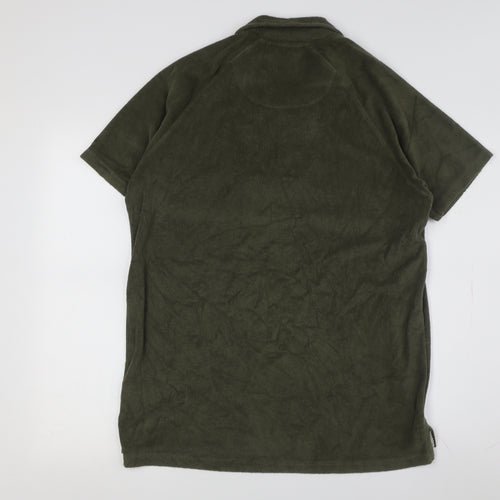 Cerruti 1881 Men's Green Polo, Size L, Short Sleeve