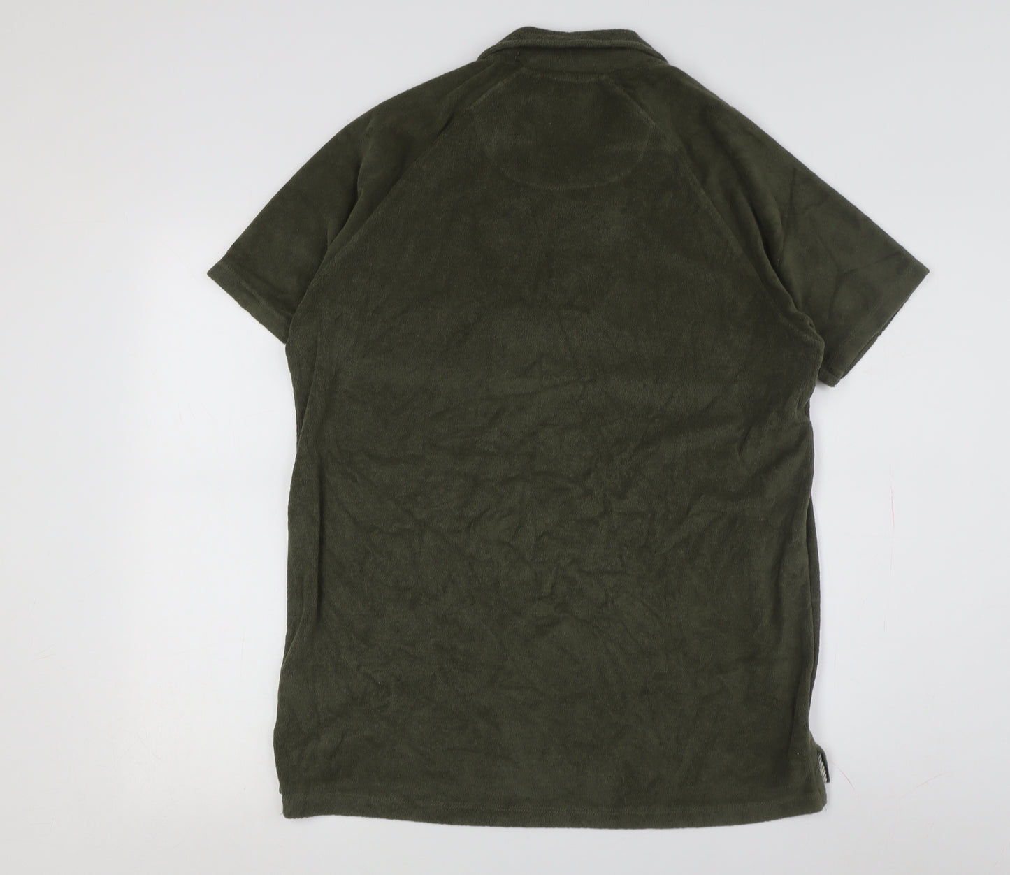 Cerruti 1881 Men's Green Polo, Size L, Short Sleeve