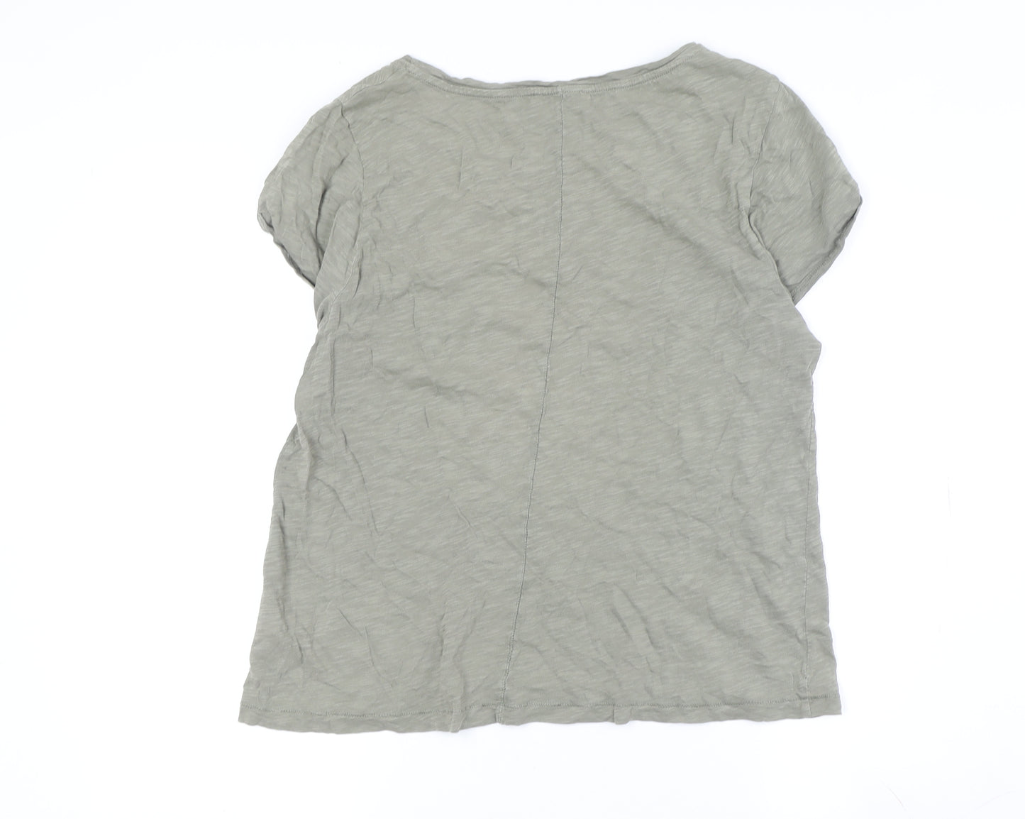 White Label Women's Green T-Shirt UK Size 14