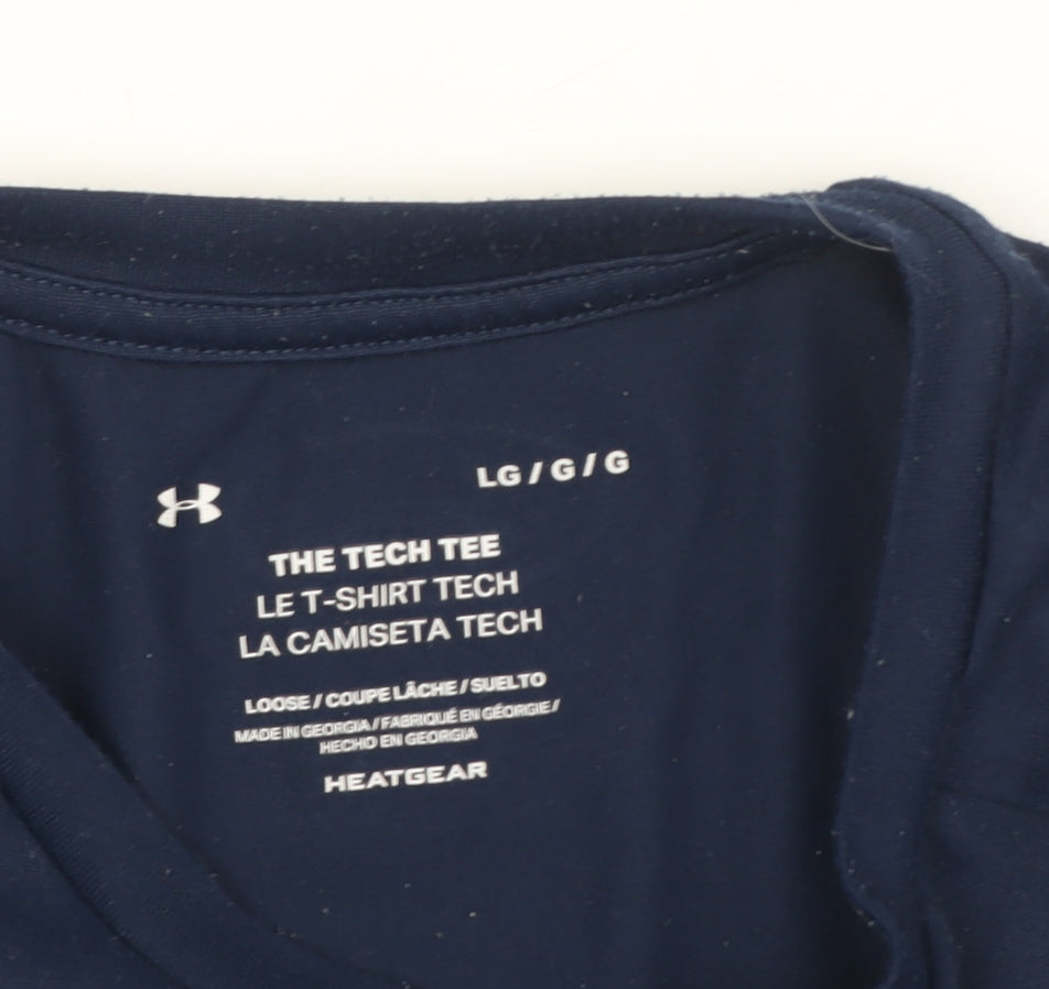 Under Armour Men's Blue Size L Moisture Wicking T-Shirt