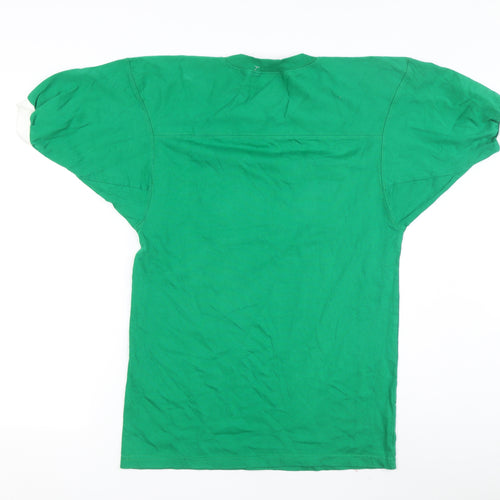 Game Sportswear Green T-Shirt, Size S-M, Short Sleeve Crew Neck