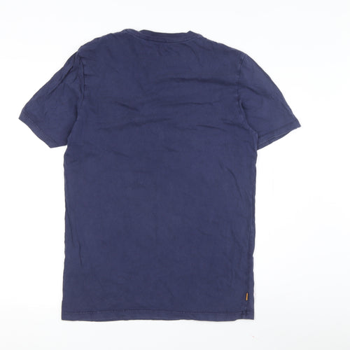 Timberland Men's Blue Crew Neck T-Shirt, Size S