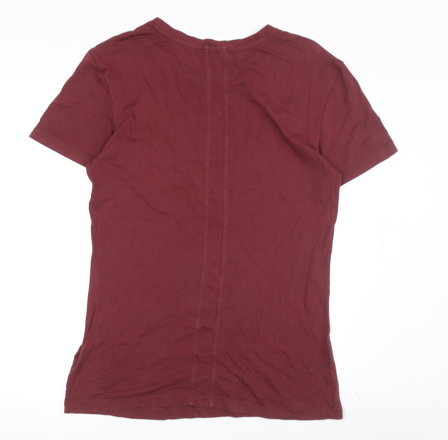 Calvin Klein Women's Red Basic T-Shirt in M