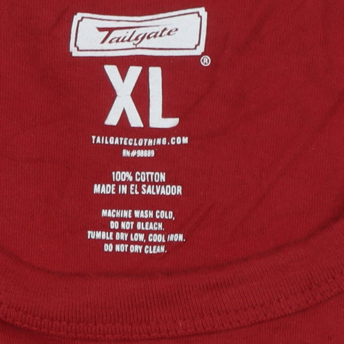 Tailgate Men's Red Graphic XL T-Shirt