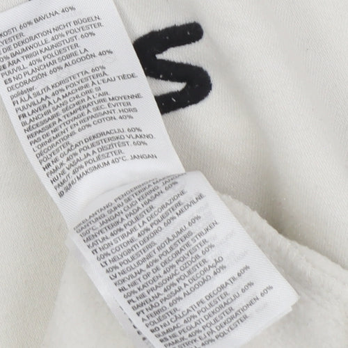 H&M Women's Ivory Friends Sweatshirt - S