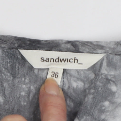 Sandwich Women's Black Tie Dye Shift Dress 8