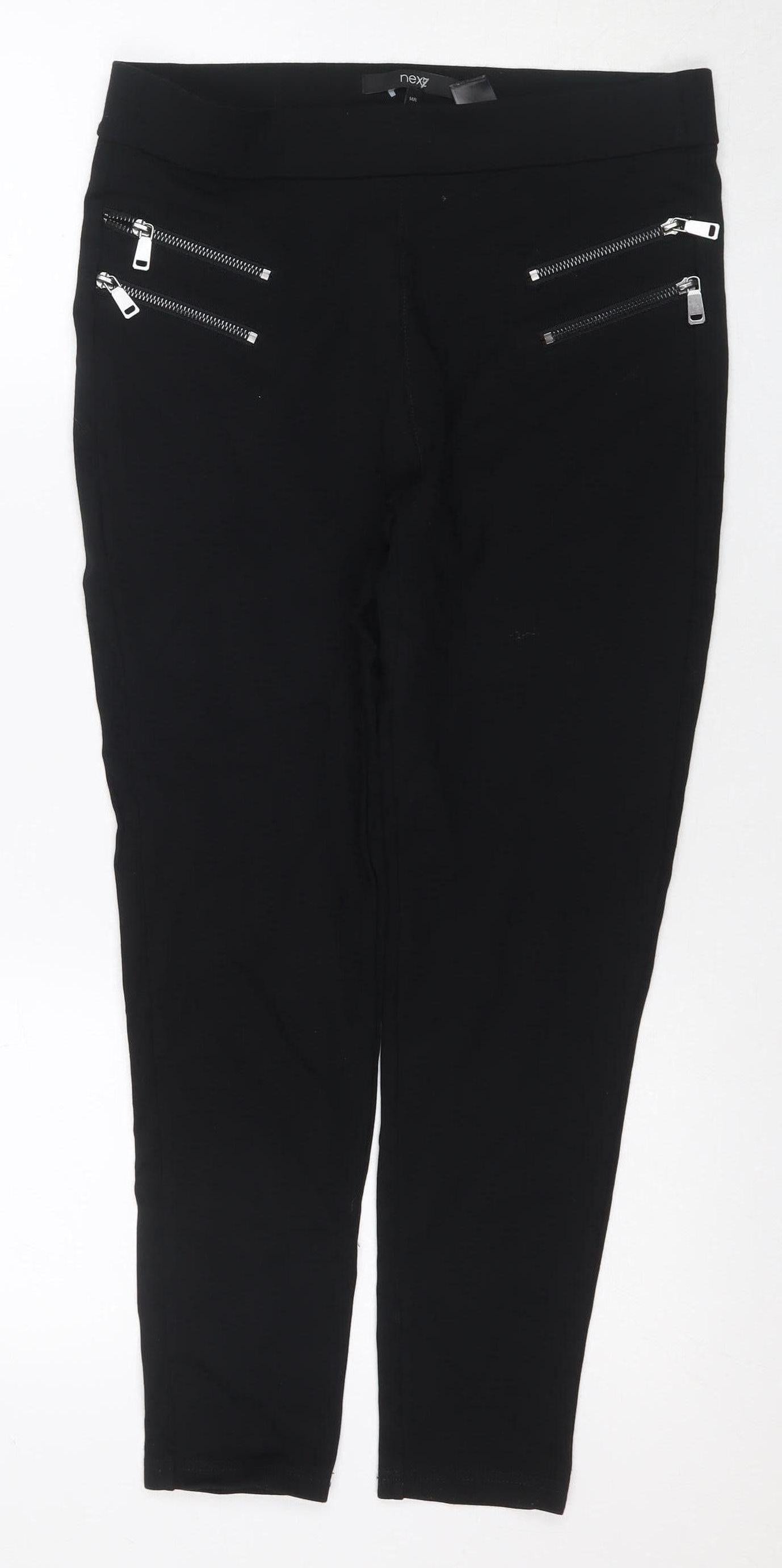 Next Women Black Jegging Trousers Size 14