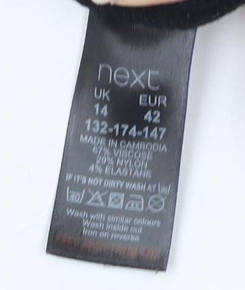 Next Women Black Jegging Trousers Size 14