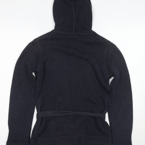 Next Women's Black Hooded Cardigan Size M