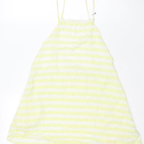 Only Women’s Yellow Striped Camisole Tank Top S