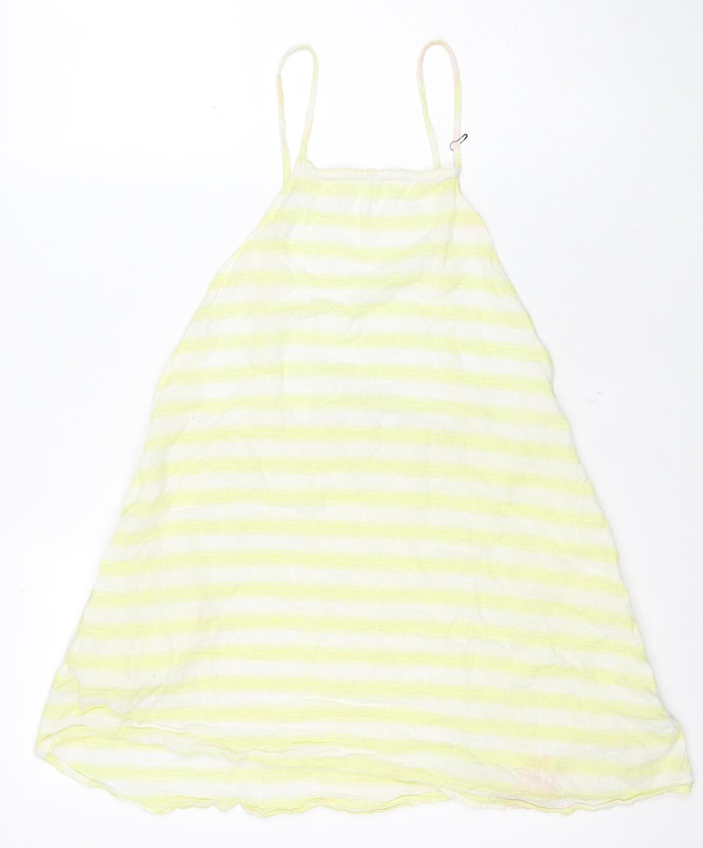 Only Women’s Yellow Striped Camisole Tank Top S