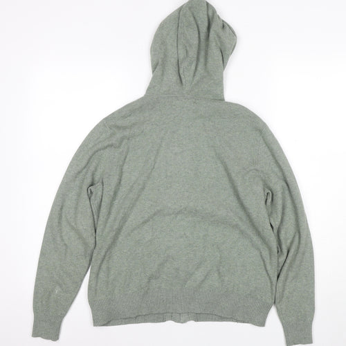 Marks and Spencer Womens Green Hooded Cardigan M