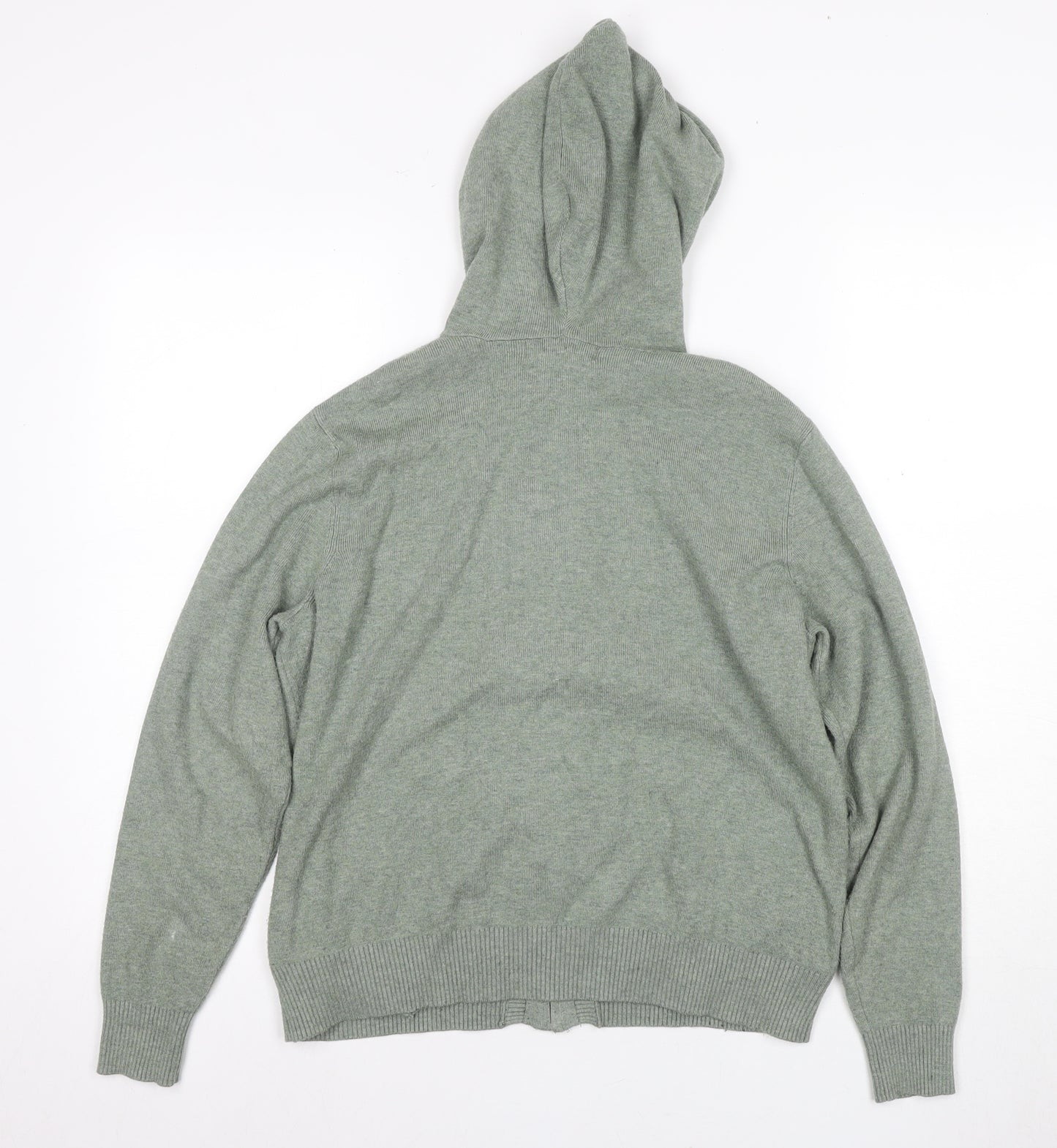 Marks and Spencer Womens Green Hooded Cardigan M