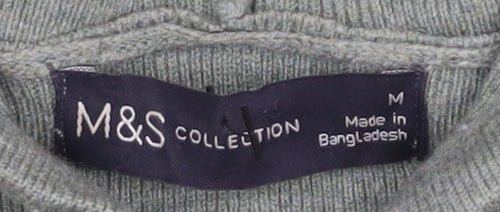 Marks and Spencer Womens Green Hooded Cardigan M