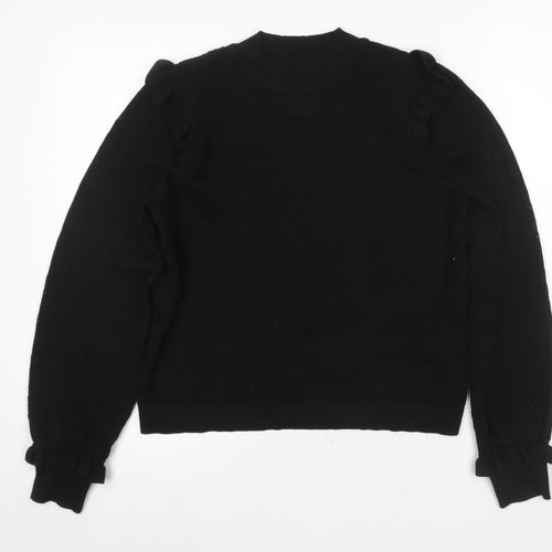 New Look Women’s Black Mock Neck Pullover Jumper