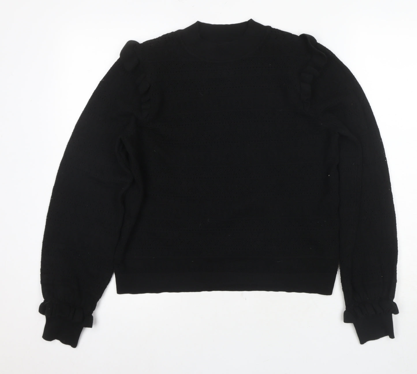 New Look Women’s Black Mock Neck Pullover Jumper
