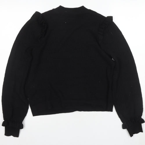 New Look Women’s Black Mock Neck Pullover Jumper