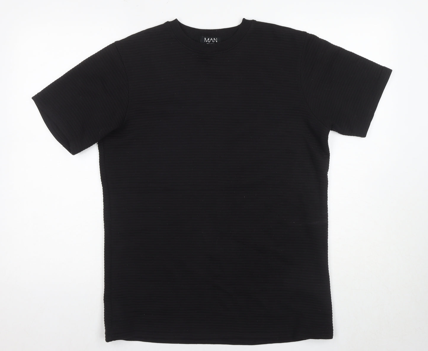 boohooMAN Men's Black Short Sleeve T-Shirt - Size M