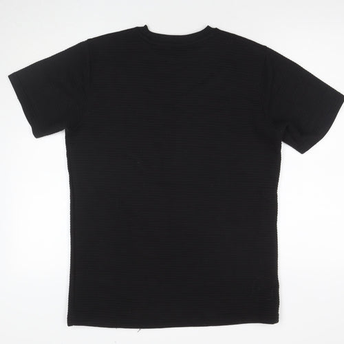 boohooMAN Men's Black Short Sleeve T-Shirt - Size M