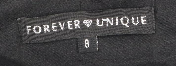 Forever Unique Black Off-Shoulder Women’s Dress Size 8