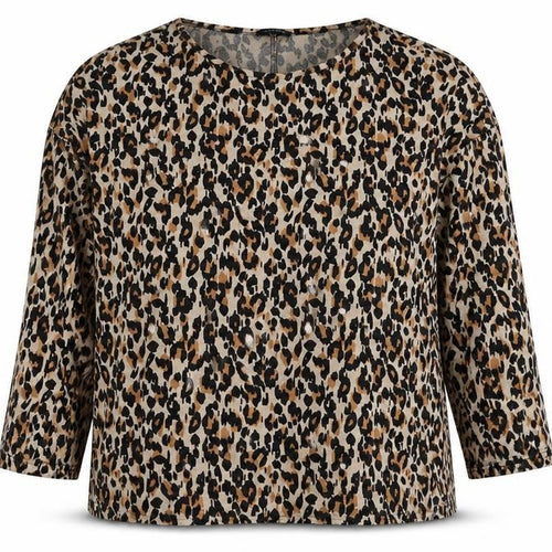 New Look Women’s Multicoloured Animal Print Top, M, Casual