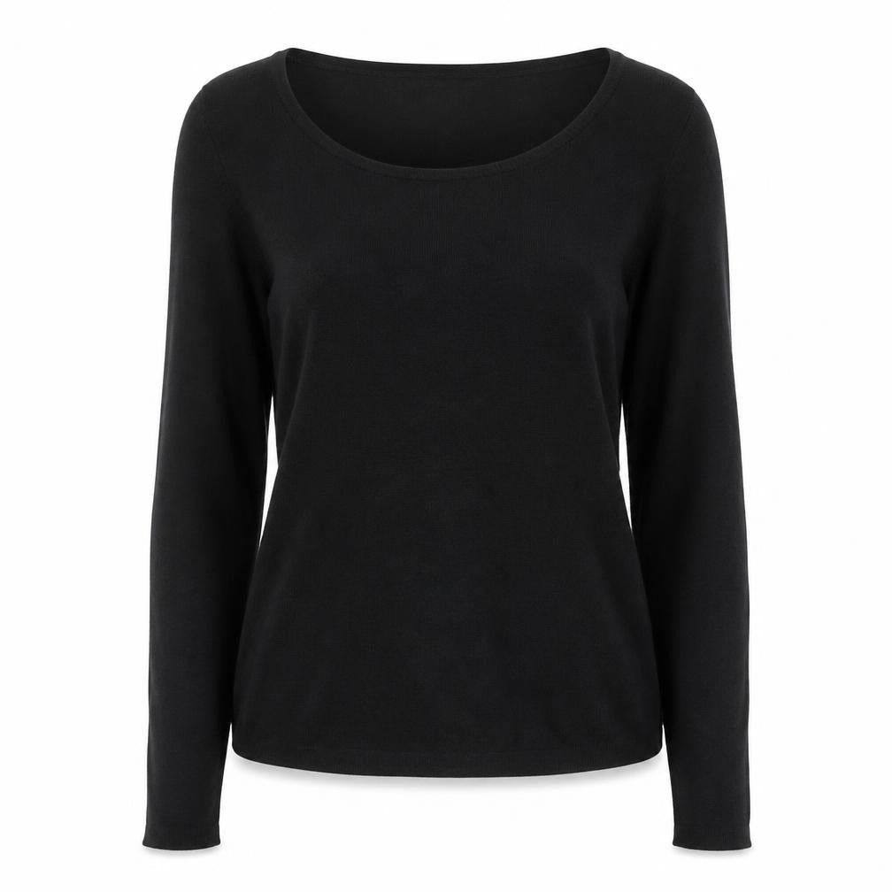 Front view of Zara Women's Black jumper, size 10