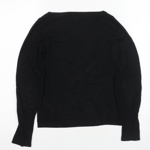 Zara Women's Black Pullover Jumper Size 10