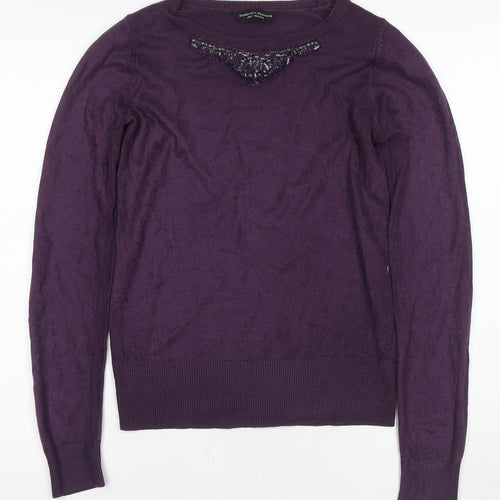 Dorothy Perkins Women's Purple Pullover Jumper Size 10