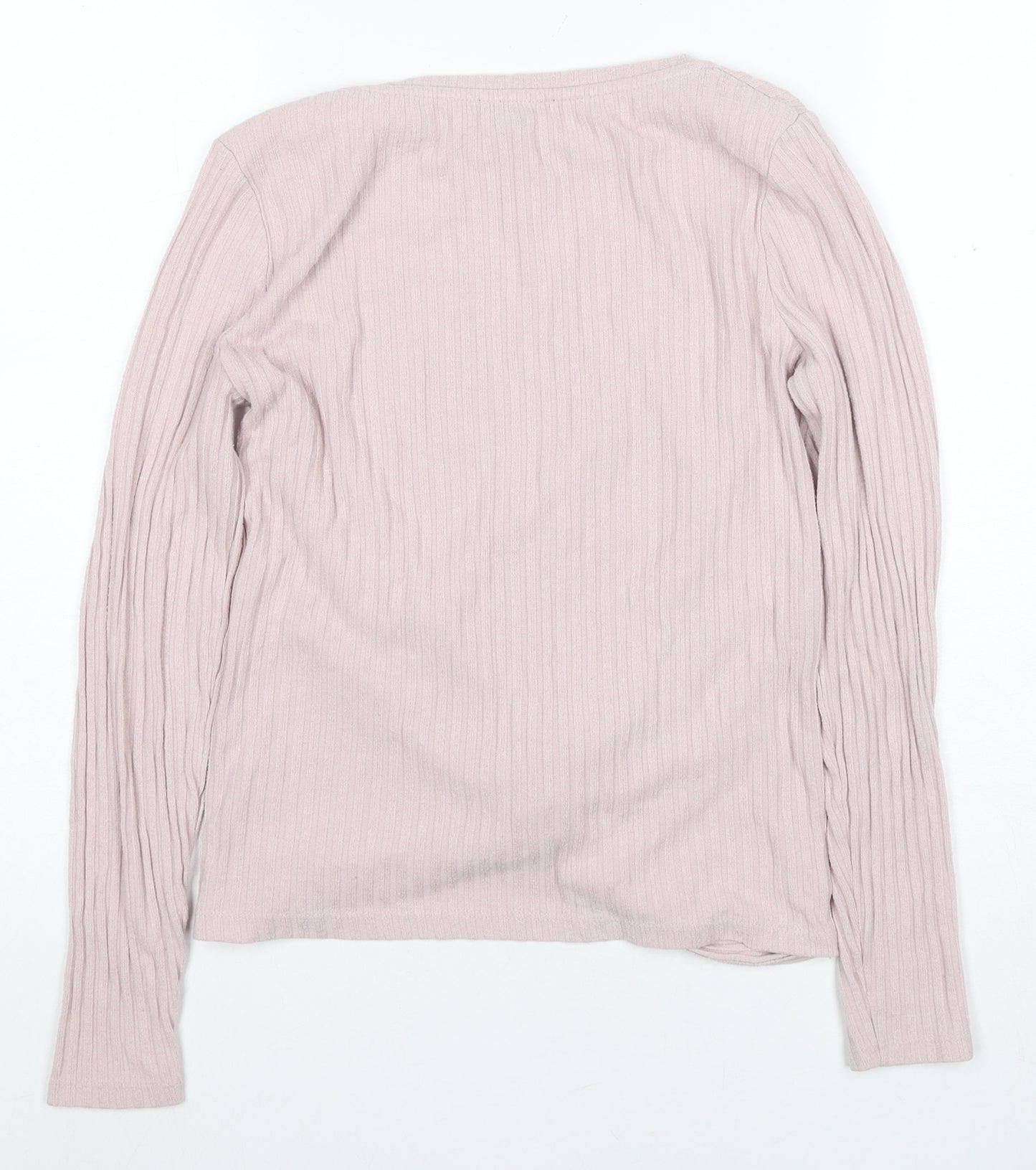 New Look Women's Pink Wrap T-Shirt Size 8