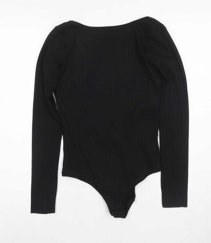 Zara Women's Black XS Bodysuit Jersey Casual