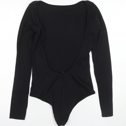 Zara Women's Black XS Bodysuit Jersey Casual