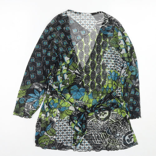 Wallis Women’s Multicoloured Petite Wrap Blouse Size 14