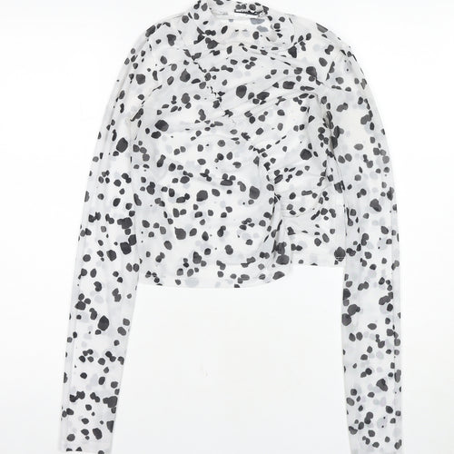 ASOS Women's Multicoloured Animal Print Blouse, Size 10