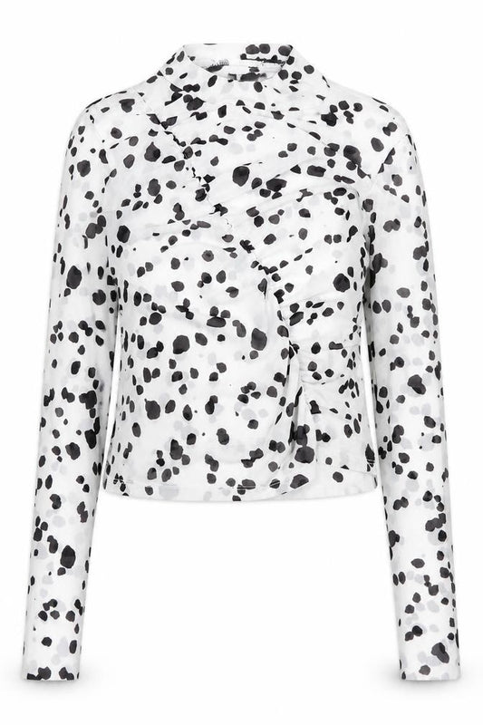 Front view of ASOS Women's Multicoloured Animal Print Blouse, size 10