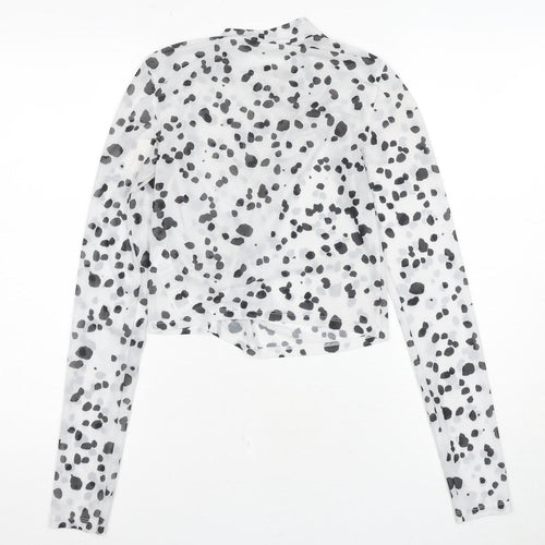 ASOS Women's Multicoloured Animal Print Blouse, Size 10