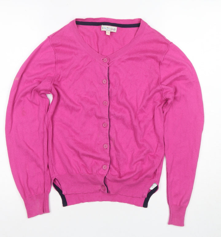 Marks and Spencer Girls Pink Cardigan, Size 13-14 Years